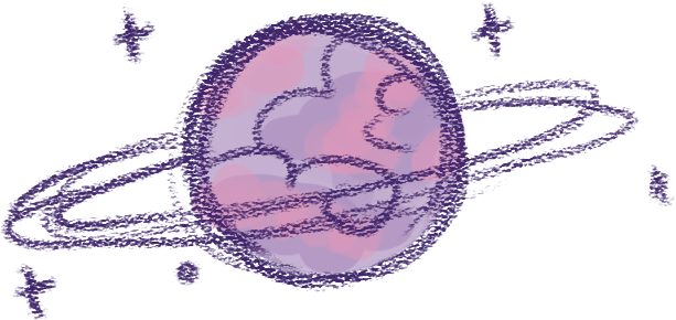 Tapeta na telefon — doodle planeta